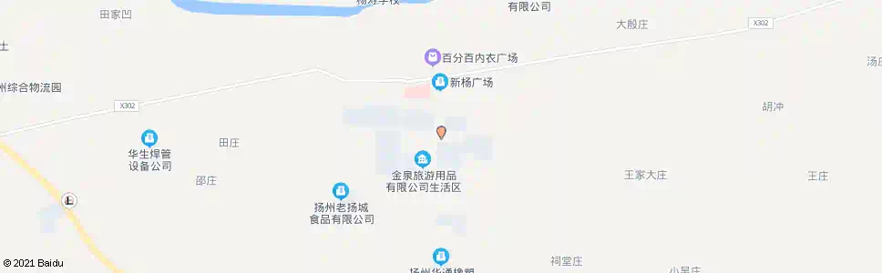 扬州华鑫酒店_公交站地图_扬州公交_妙搜公交查询2025