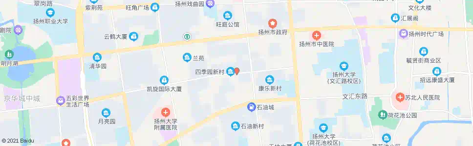 扬州四季园南门_公交站地图_扬州公交_妙搜公交查询2025