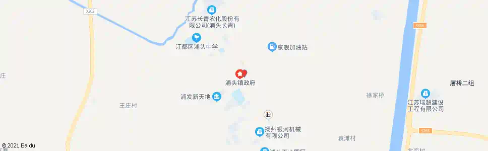 扬州浦头_公交站地图_扬州公交_妙搜公交查询2025