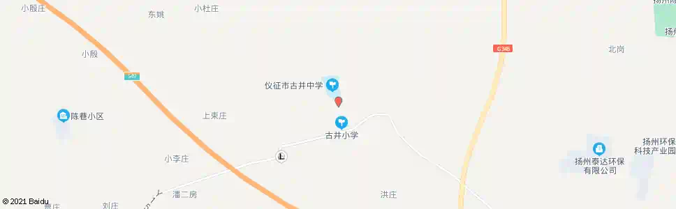 扬州古井中学_公交站地图_扬州公交_妙搜公交查询2025