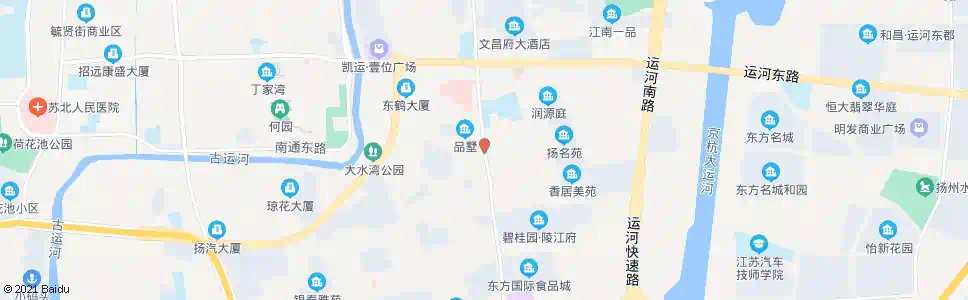 扬州江都南路_公交站地图_扬州公交_妙搜公交查询2025