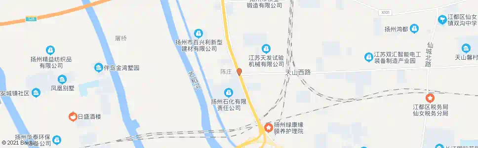 扬州石化厂_公交站地图_扬州公交_妙搜公交查询2025