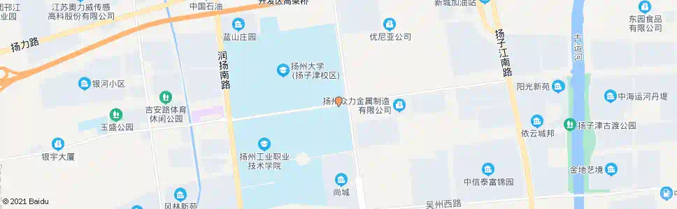 扬州邗江南路华扬西路_公交站地图_扬州公交_妙搜公交查询2025