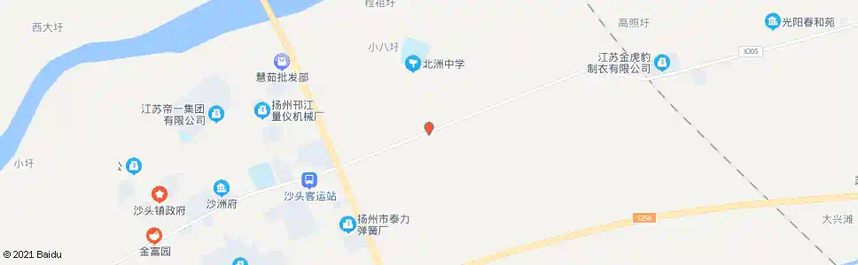扬州北洲中队_公交站地图_扬州公交_妙搜公交查询2025
