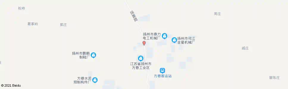 扬州方巷工业园_公交站地图_扬州公交_妙搜公交查询2025