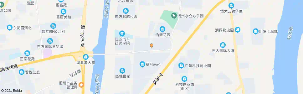 扬州翠月嘉苑东_公交站地图_扬州公交_妙搜公交查询2025
