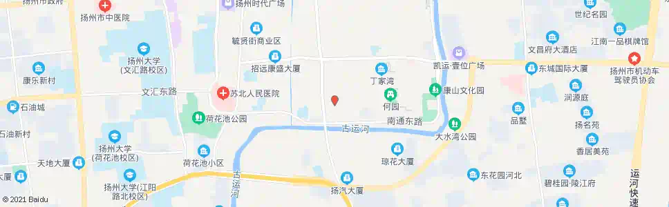 扬州城南医院_公交站地图_扬州公交_妙搜公交查询2025