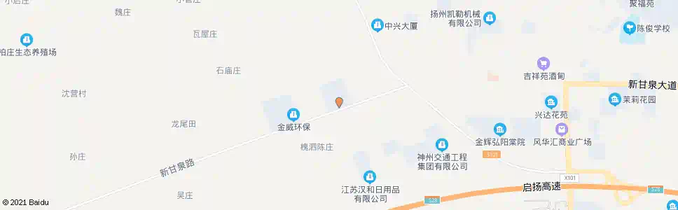 扬州通安科技园_公交站地图_扬州公交_妙搜公交查询2025