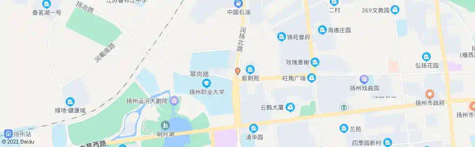 扬州润扬北路翠岗路_公交站地图_扬州公交_妙搜公交查询2025