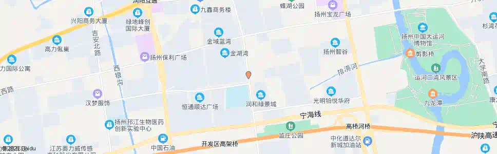 扬州邗江中路南_公交站地图_扬州公交_妙搜公交查询2025
