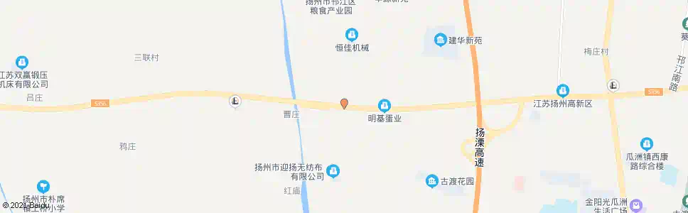 扬州建华大桥东_公交站地图_扬州公交_妙搜公交查询2025