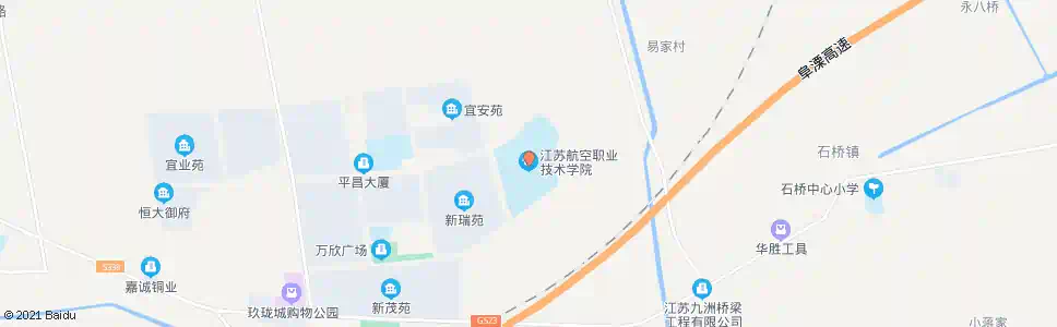 镇江江苏航院南站_公交站地图_镇江公交_妙搜公交查询2025