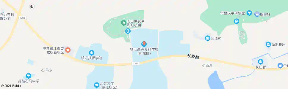 镇江镇江高专_公交站地图_镇江公交_妙搜公交查询2025