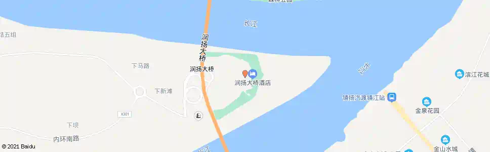 镇江金陵润扬大酒店_公交站地图_镇江公交_妙搜公交查询2025