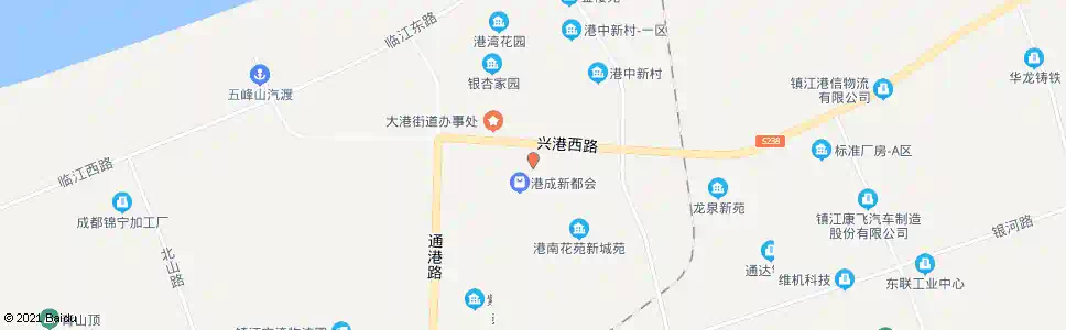 镇江世纪花苑_公交站地图_镇江公交_妙搜公交查询2025