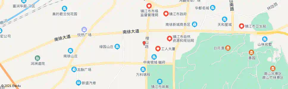 镇江国际冠城_公交站地图_镇江公交_妙搜公交查询2025