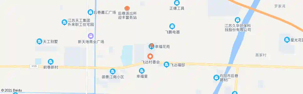 镇江幸福花苑站_公交站地图_镇江公交_妙搜公交查询2025