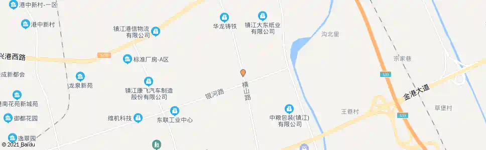 镇江横山中路站_公交站地图_镇江公交_妙搜公交查询2025