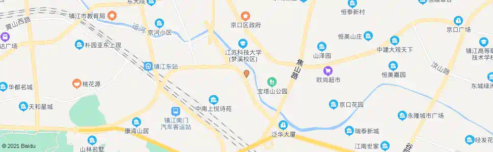 镇江双星社区站_公交站地图_镇江公交_妙搜公交查询2025