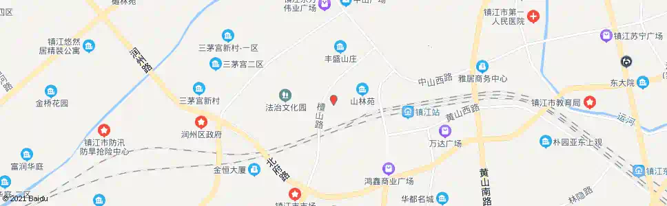 镇江二道巷_公交站地图_镇江公交_妙搜公交查询2025