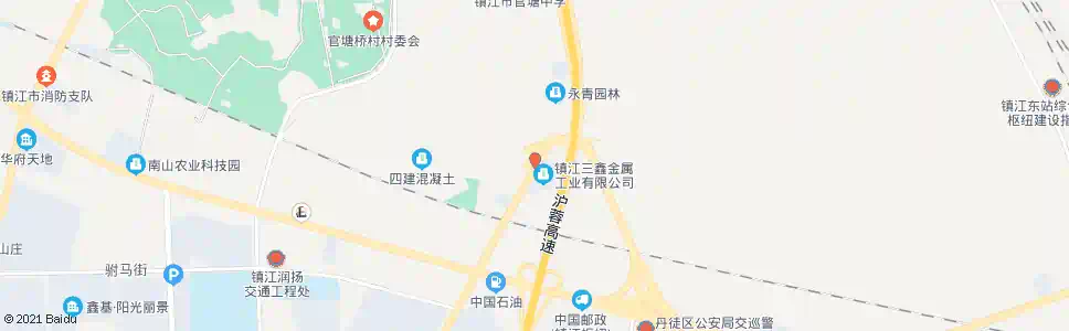 镇江森普公司_公交站地图_镇江公交_妙搜公交查询2025