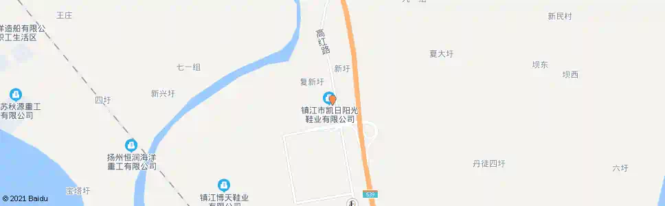 镇江高桥(花木公司)_公交站地图_镇江公交_妙搜公交查询2025