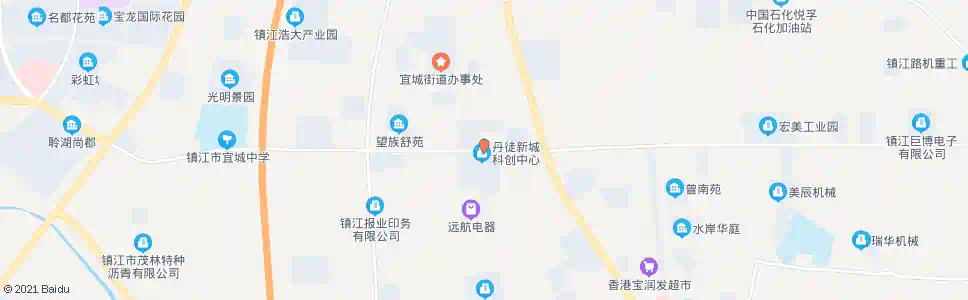 镇江长香东大道_公交站地图_镇江公交_妙搜公交查询2025
