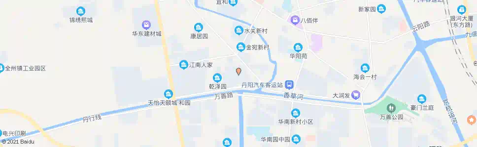 镇江香草新村_公交站地图_镇江公交_妙搜公交查询2025