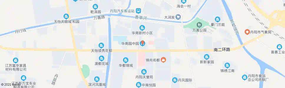 镇江华南园中园_公交站地图_镇江公交_妙搜公交查询2025