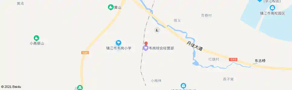 镇江韦岗_公交站地图_镇江公交_妙搜公交查询2025