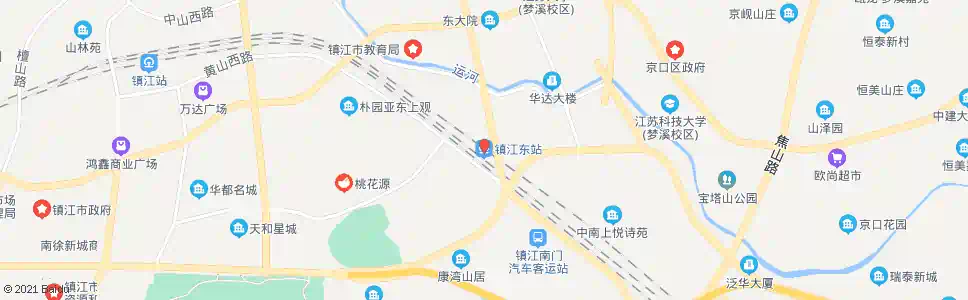 镇江东韩_公交站地图_镇江公交_妙搜公交查询2025