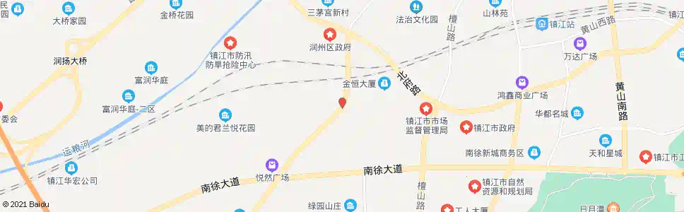 镇江好美家装饰城_公交站地图_镇江公交_妙搜公交查询2025