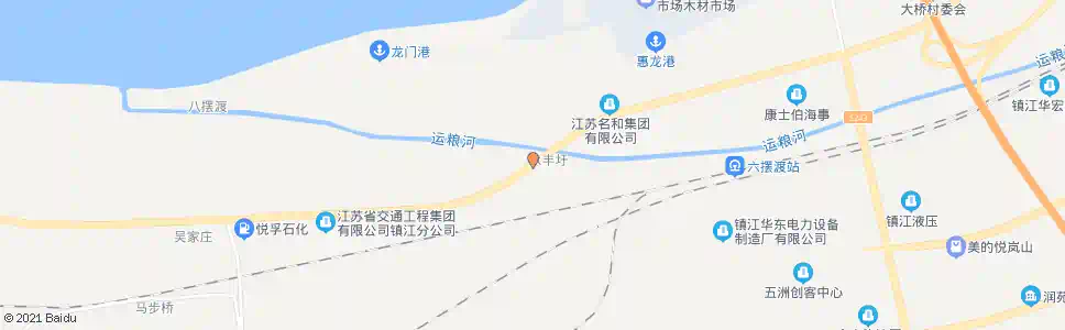 镇江沿河东站_公交站地图_镇江公交_妙搜公交查询2025