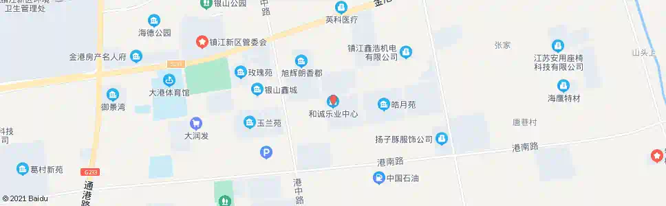 镇江和诚乐业中心_公交站地图_镇江公交_妙搜公交查询2025