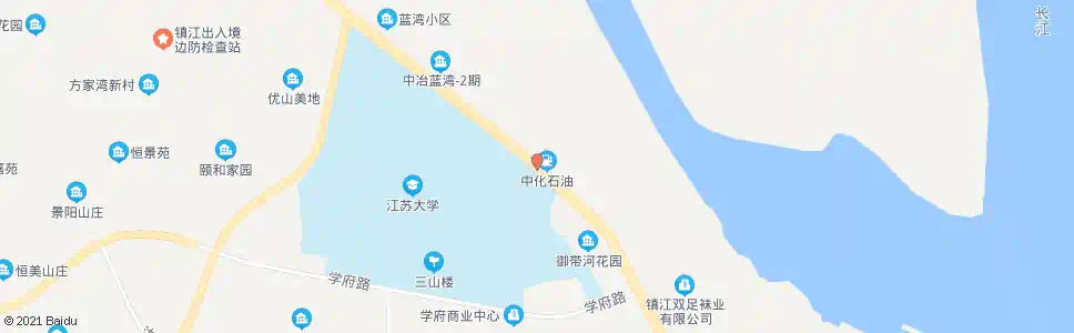 镇江江苏大学北门_公交站地图_镇江公交_妙搜公交查询2025