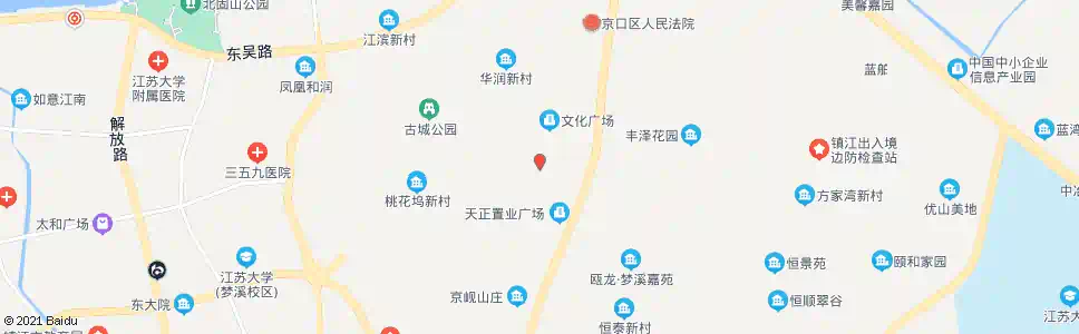 镇江桃花山庄_公交站地图_镇江公交_妙搜公交查询2025