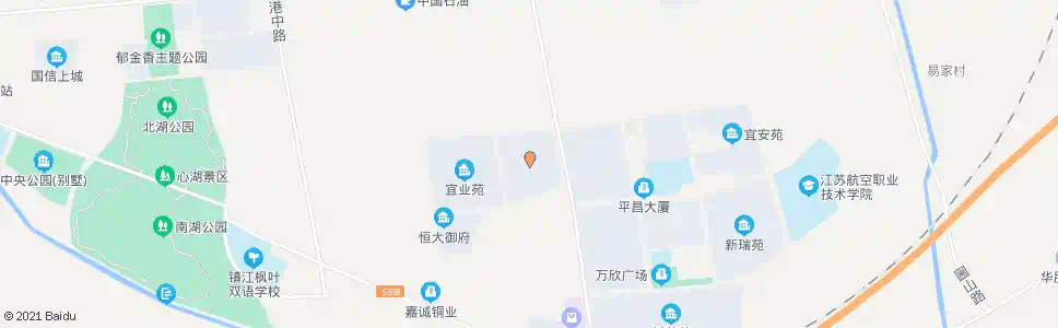 镇江平昌宜乐苑_公交站地图_镇江公交_妙搜公交查询2025