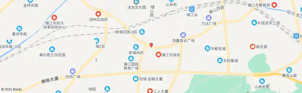 镇江北府东路_公交站地图_镇江公交_妙搜公交查询2025