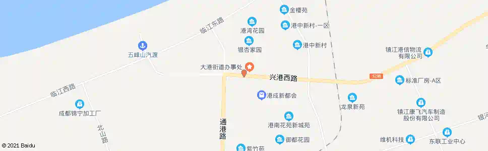 镇江港口路南站_公交站地图_镇江公交_妙搜公交查询2025