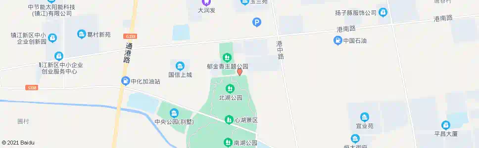 镇江城市公园_公交站地图_镇江公交_妙搜公交查询2025