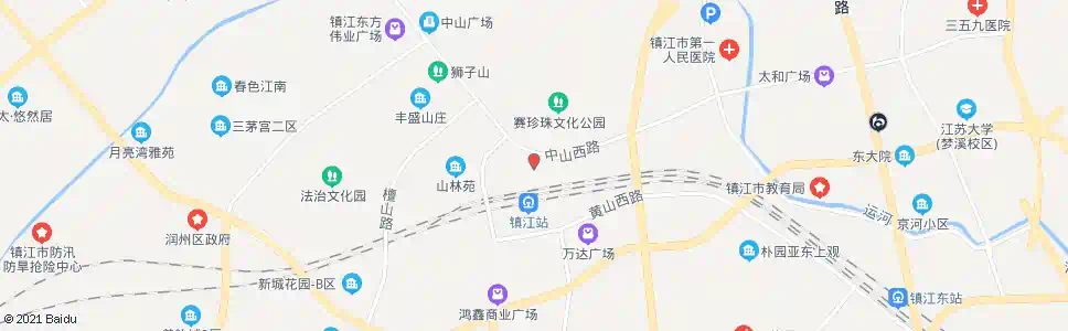 镇江明珠广场北站_公交站地图_镇江公交_妙搜公交查询2025