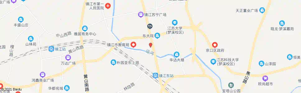 镇江市图书馆_公交站地图_镇江公交_妙搜公交查询2025