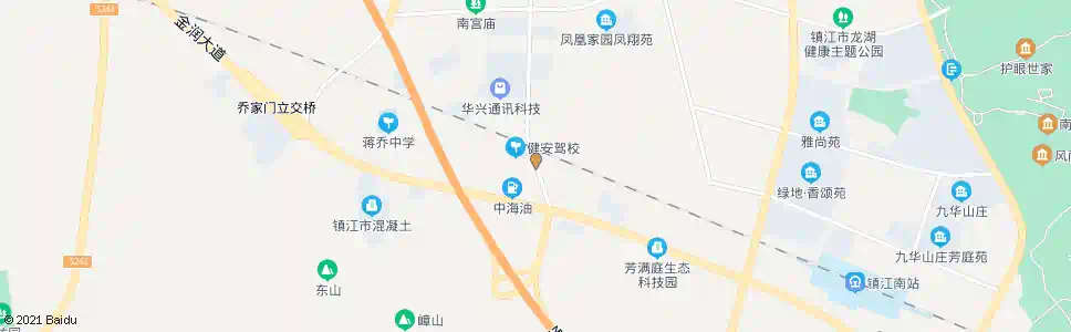 镇江嶂山果园_公交站地图_镇江公交_妙搜公交查询2025
