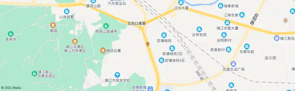 镇江五凤口_公交站地图_镇江公交_妙搜公交查询2025