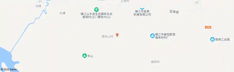 镇江华山路西站_公交站地图_镇江公交_妙搜公交查询2025