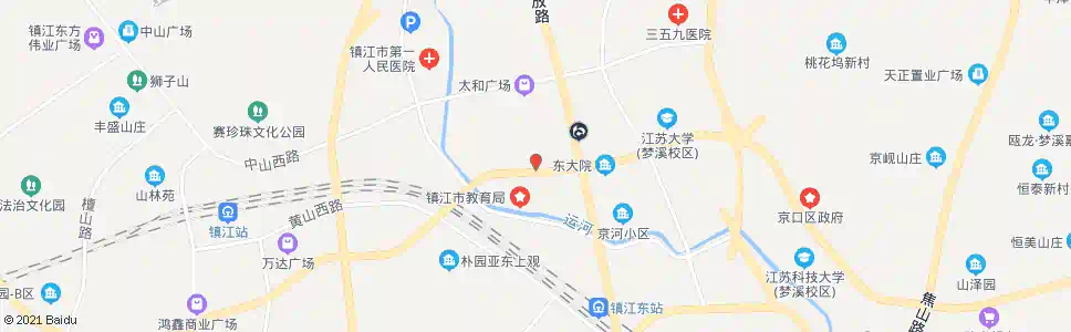 镇江游泳馆_公交站地图_镇江公交_妙搜公交查询2025