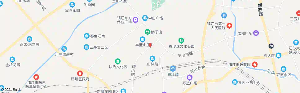 镇江檀山路北站_公交站地图_镇江公交_妙搜公交查询2025