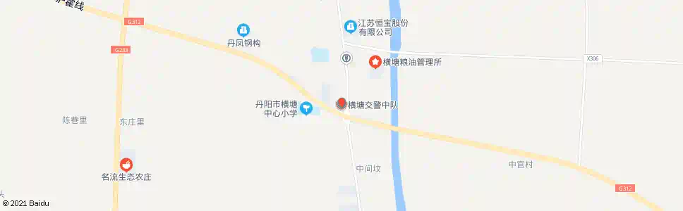 镇江横塘交警队_公交站地图_镇江公交_妙搜公交查询2025