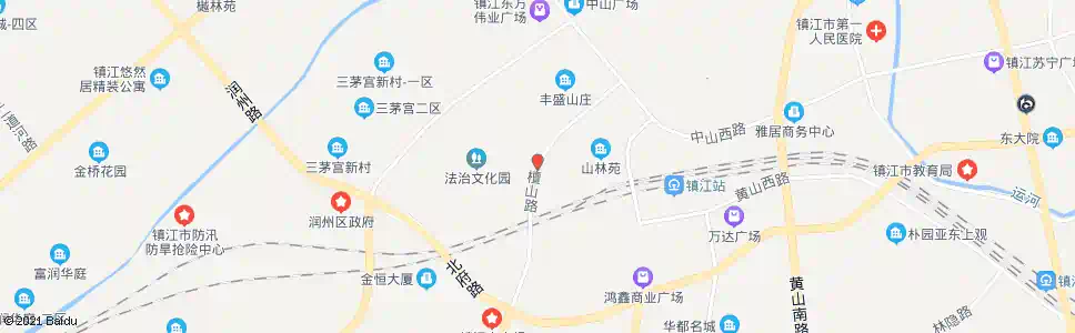 镇江跑马山_公交站地图_镇江公交_妙搜公交查询2025