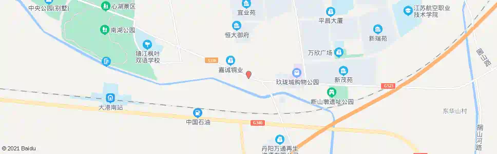 镇江姚桥路口_公交站地图_镇江公交_妙搜公交查询2025